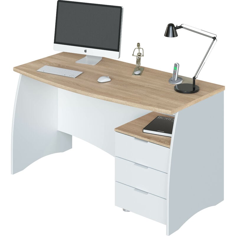 foto del prodotto kit scrivania estilc 3c cm.136x67x74h rov b