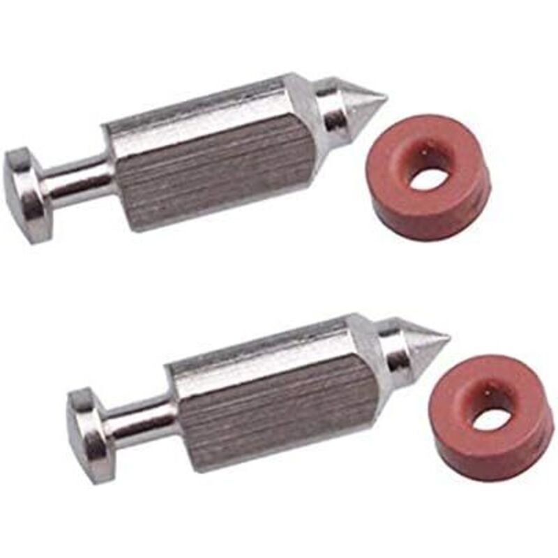 foto del prodotto kit sede ago valvola galleggiante carburatore per briggs &amp; stratton 398188 281144 parti di ricambio 2 set
