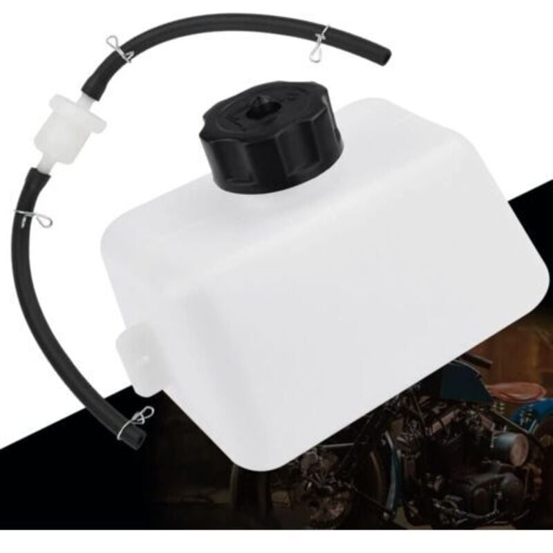 foto del prodotto kit serbatoio benzina in plastica per moto, moto da cross, serbatoio carburante, filtro olio, tubo flessibile con tappo, filtro carburante, atv quad