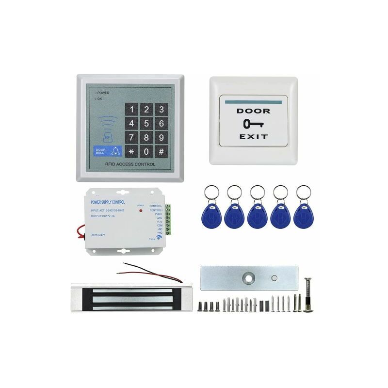 foto del prodotto kit serratura magnetica elettronica sistema di controllo accessi rfid apriporta