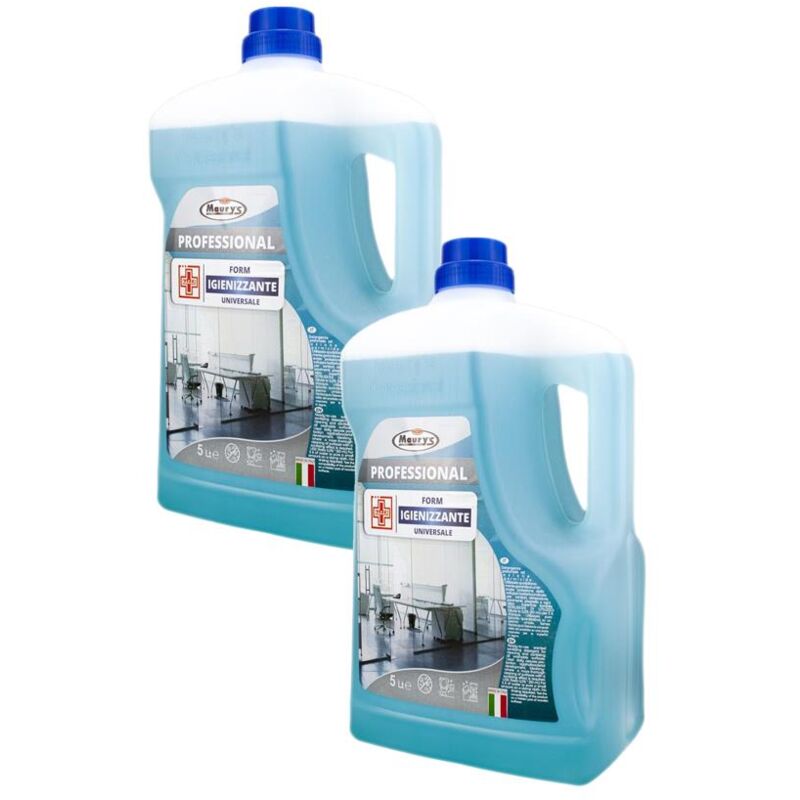 foto del prodotto kit set 2 pz maury s professional 5lt form igienizzante universale