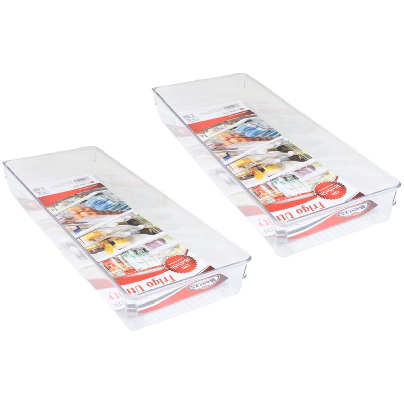 foto del prodotto kit set 2 pz maury s vaschetta contenitore per frigorifero 38 x 15 x h5 cm