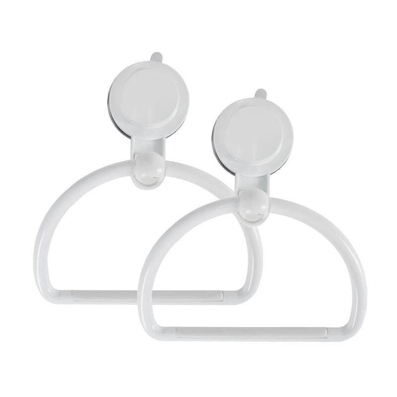 foto del prodotto kit set 2pz maury s strong anello porta asciugamani a ventosa per bagno