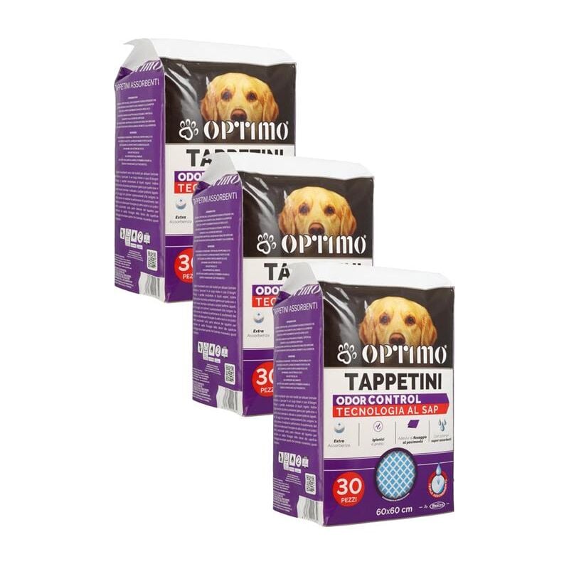 foto del prodotto kit set 3 pz maury s tappetini assorbenti per animali 60 x 60 cm 30 pz