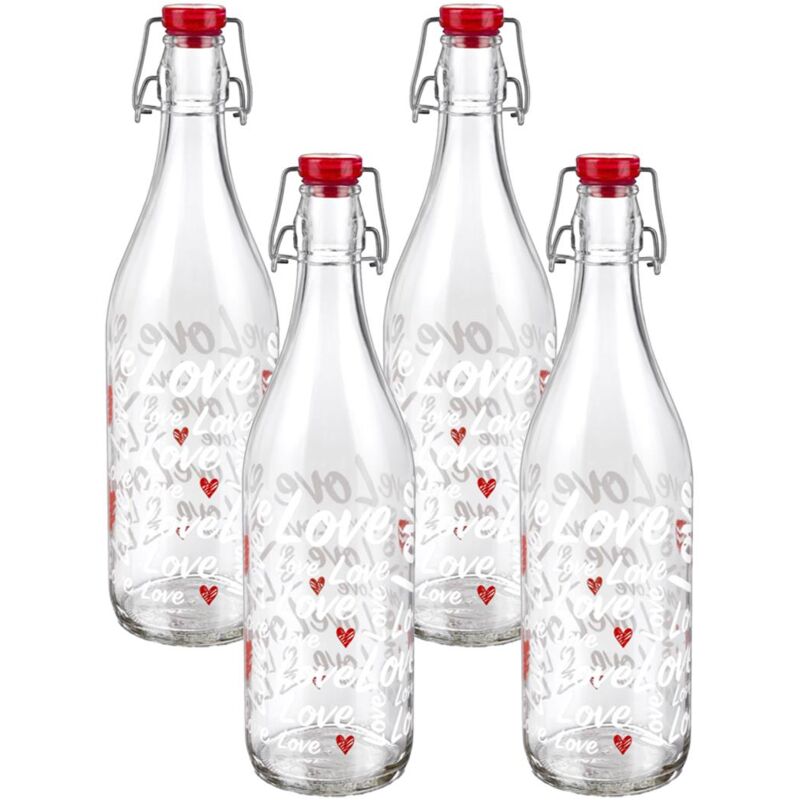 foto del prodotto kit set 4 pz maury s corazon bottiglia in vetro da 1 lt