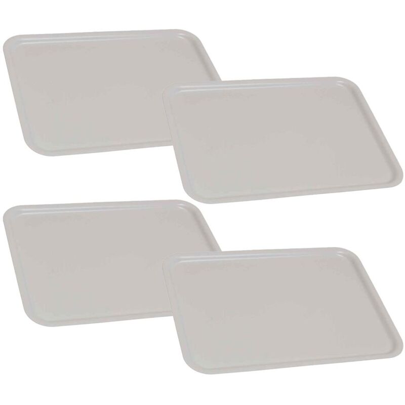 foto del prodotto kit set 4 pz vassoio paperino da cucina cm in plastica resistente 30 x 40 cm