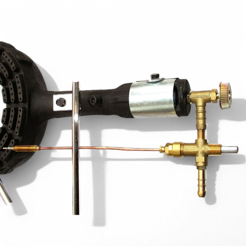 foto del prodotto kit sicurezza fornellone gas universale termocoppia e rubinetto valvola compatibile per uso pro loco 150 cm