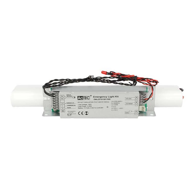 foto del prodotto kit sistema di emergenza led voltaggio costante per tubo led lampada led 220v fino a 20w 3 ore