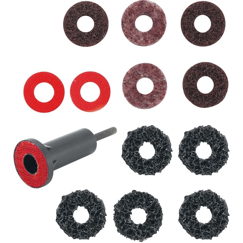 foto del prodotto kit smerigliatrice mozzo ruota per prigionieri e bulloni ruota 14 pz.