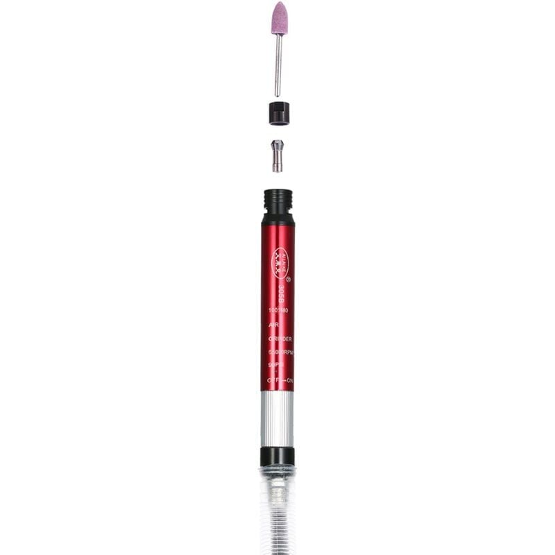 foto del prodotto kit smerigliatrice pneumatica da 16 pezzi 65000 giri min, set di utensili da taglio rotativi per lucidatura