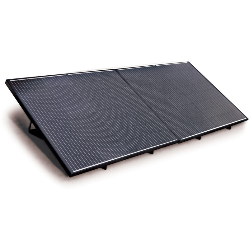 foto del prodotto kit solare soria 400w plug and play con montaggio a terra avidsen 127135