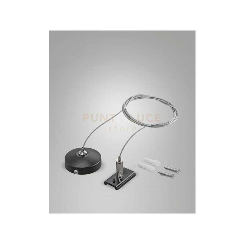 foto del prodotto kit sospensione l.200cm per sistema binario h2,74cm 48v nero