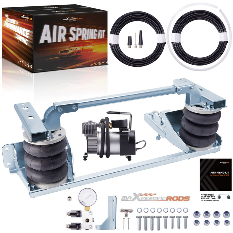 foto del prodotto kit sospensioni pneumatiche 12v compressore for 35c 40c 45c 50c 55c 1999 