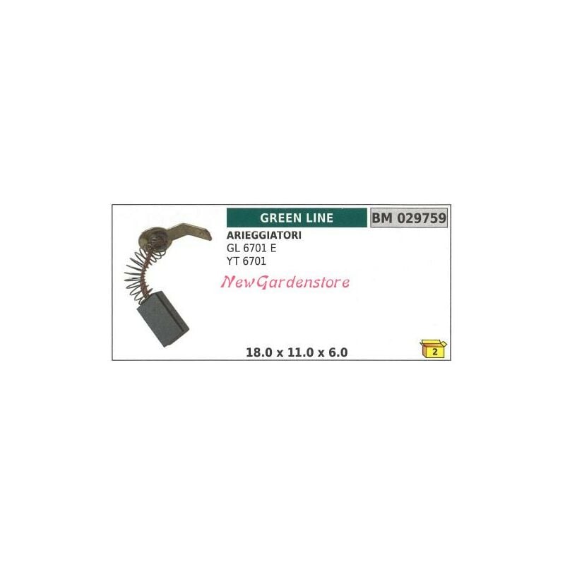 foto del prodotto kit spazzole green line per arieggiatori gl 6701e yt 6701 029759
