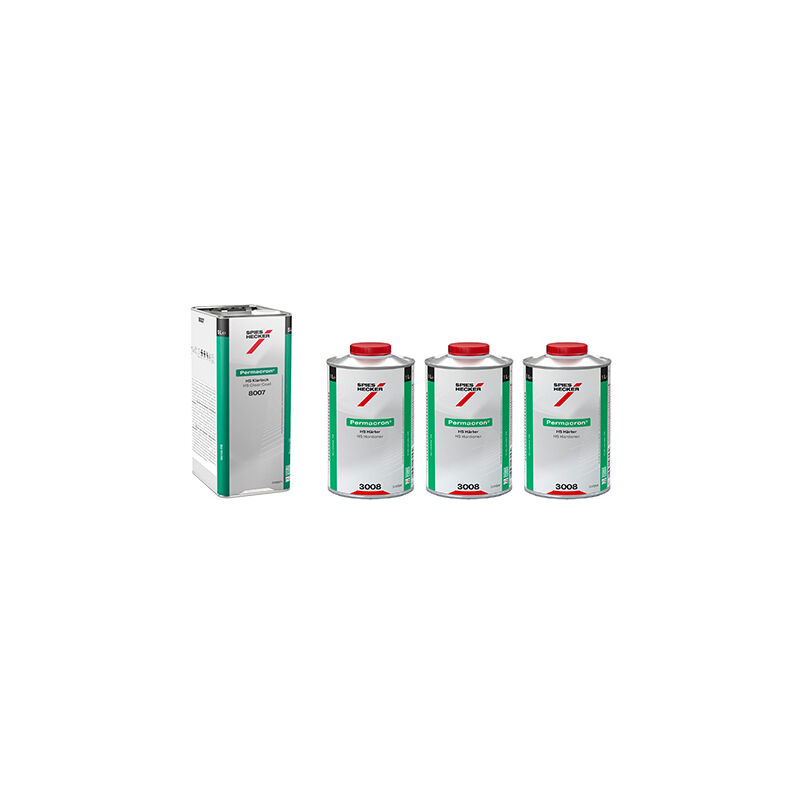 foto del prodotto kit spies hecker trasparente 8007 hs 5 lt catalizzatore 3008 3 lt auto carrozzeria