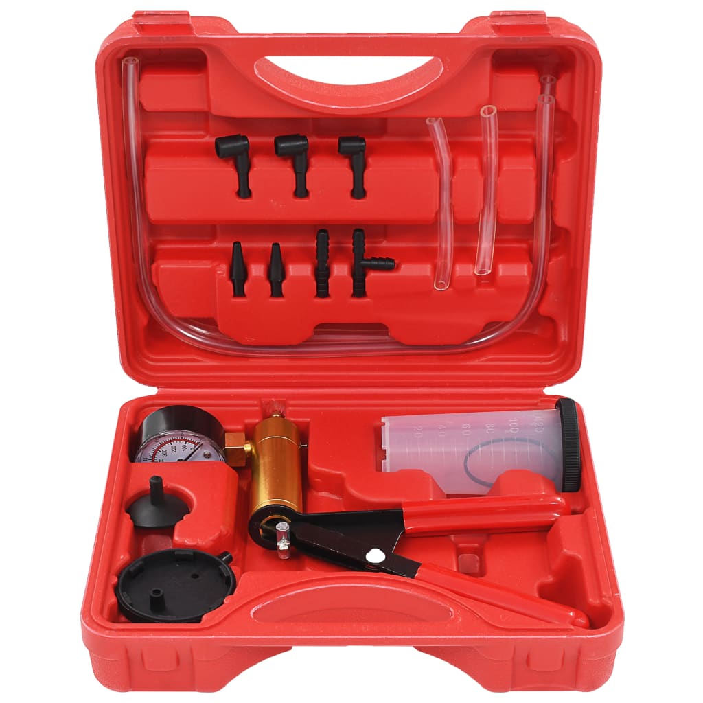 foto del prodotto kit spurgo freni e pompa vuoto sigillatura tubi valvole aspirazione officina manutenzione freni autoveicoli 02 0004248