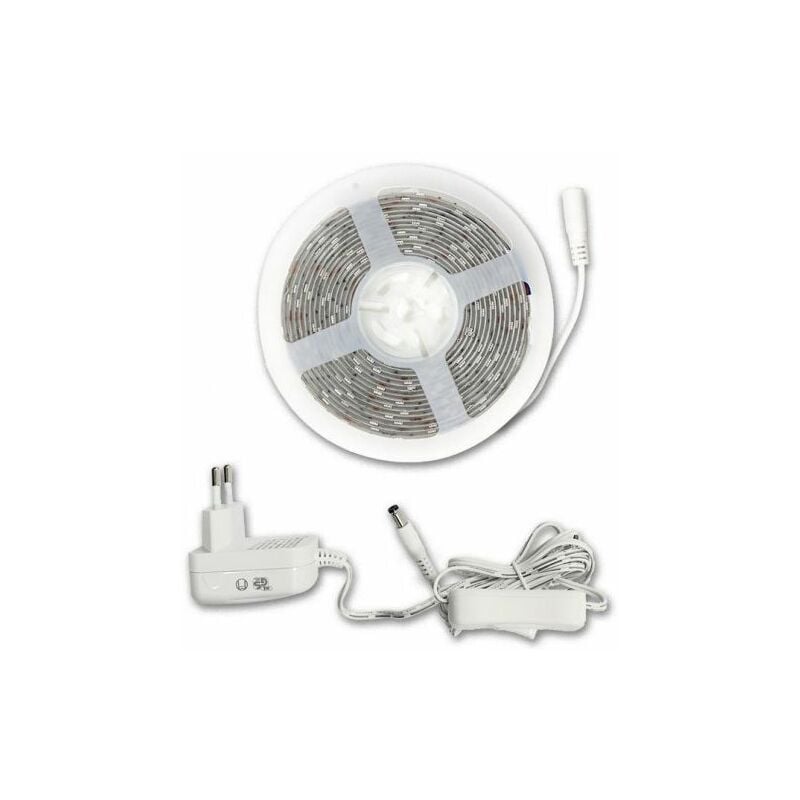 foto del prodotto kit strip led 12w 5 m ip54 fredda