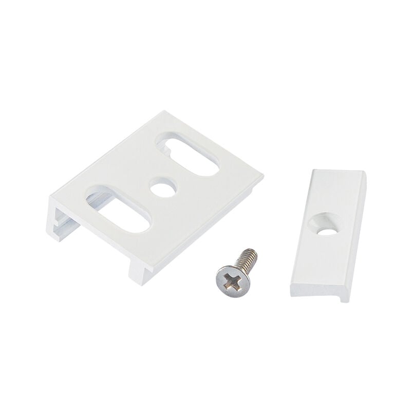 foto del prodotto kit superficie link alluminio bianco