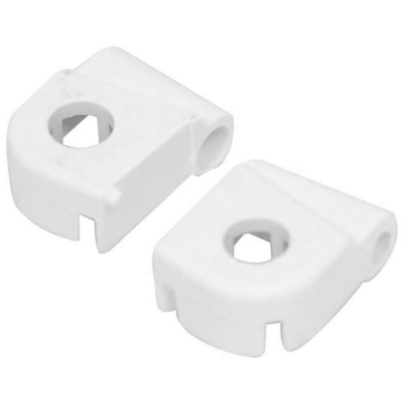 foto del prodotto kit supporti destro e sinistro in plastica cerniera lavatrice hotpoint ariston