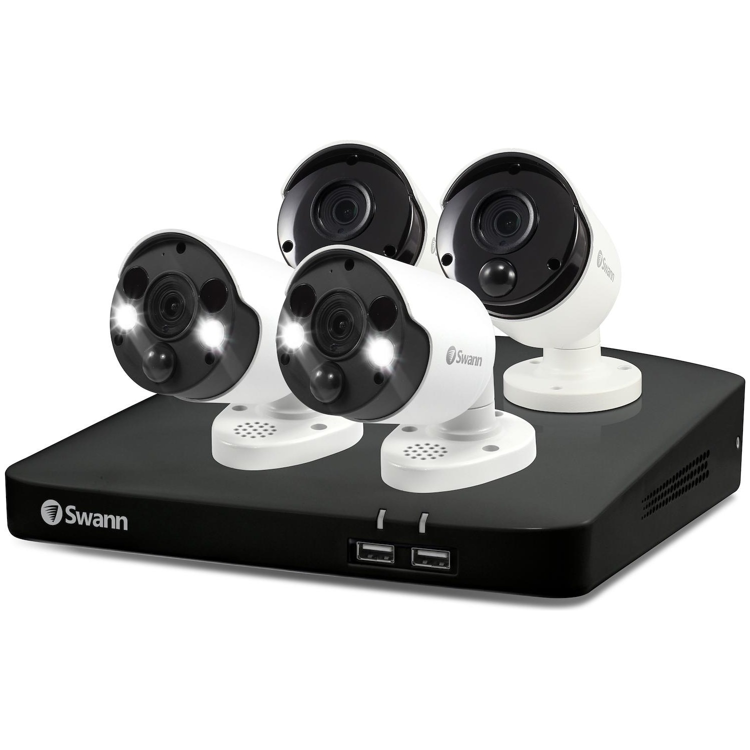 foto del prodotto kit swann nvr 2tb 8 canali 4 cam 4k xvr kit 4 telecamere di sicurezza