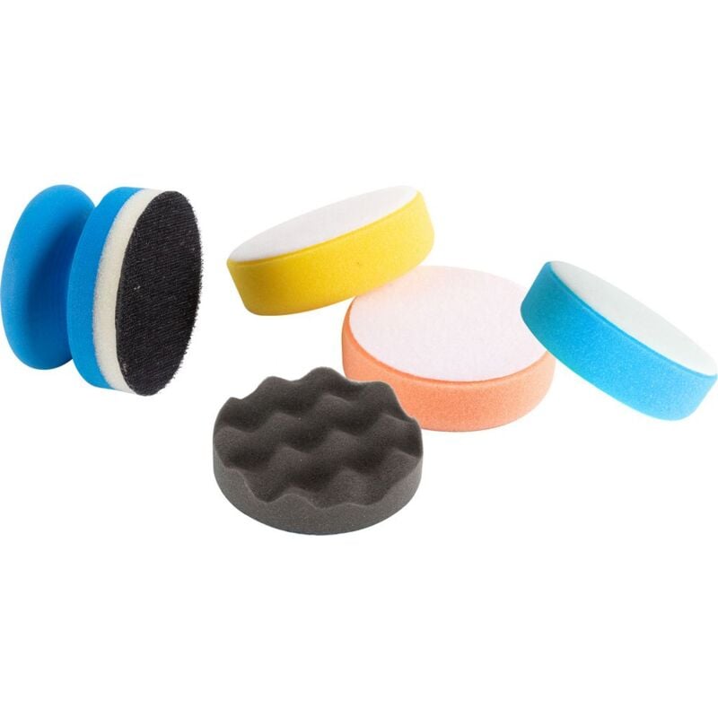 foto del prodotto kit tamponi 5 pezzi rinnova auto con velcro alta tenuta antigraffio tamponi per lucidatura automobile