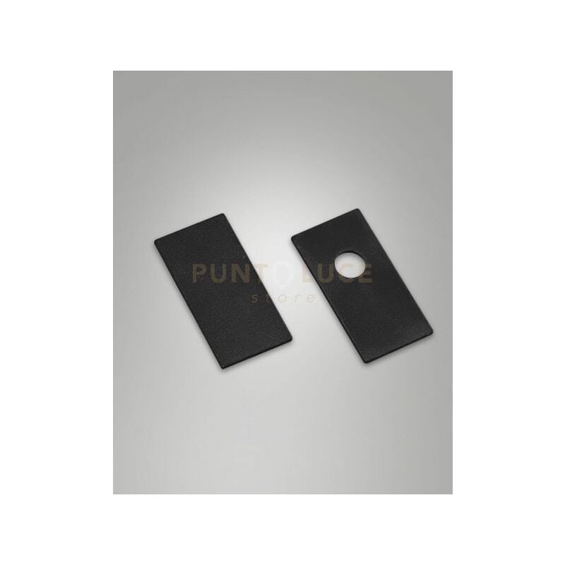 foto del prodotto kit tappi chiusura sistema binario track 48v nero h5,4cm
