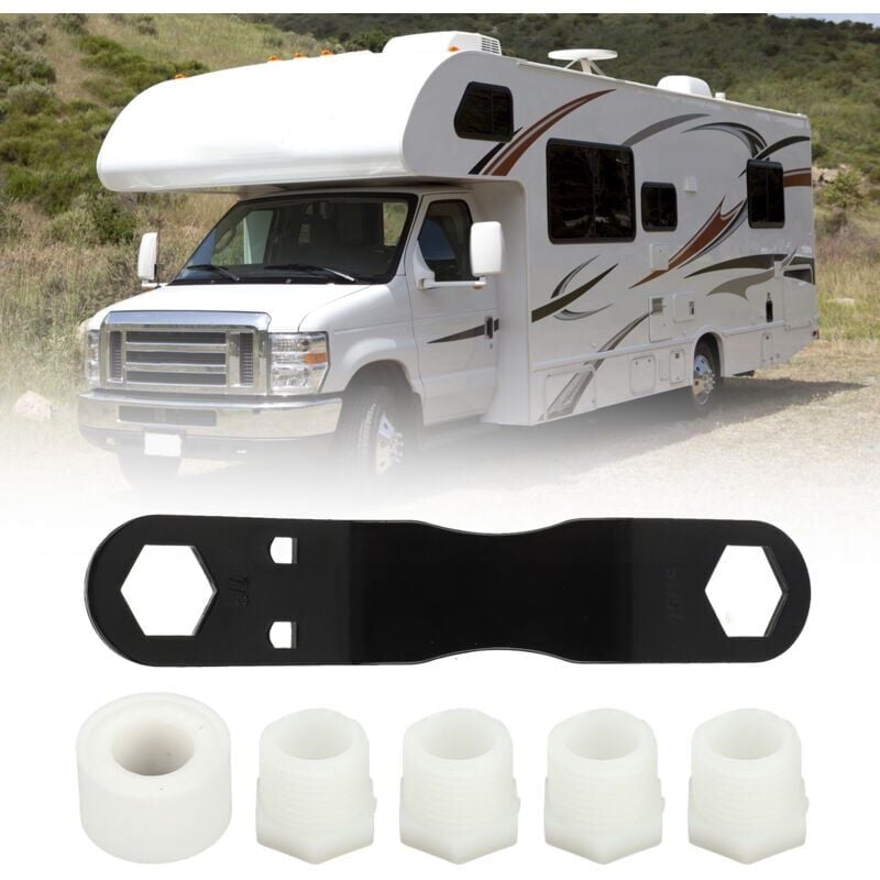 foto del prodotto kit tappi di scarico dell'auto per tappi di scarico 7 8in 15 16in rv --