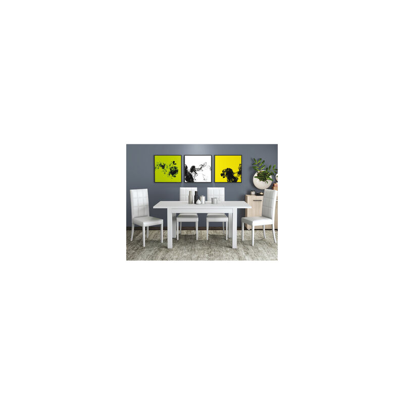 foto del prodotto kit tavolo estensibile allungabile cm. 70x110 150 firenze