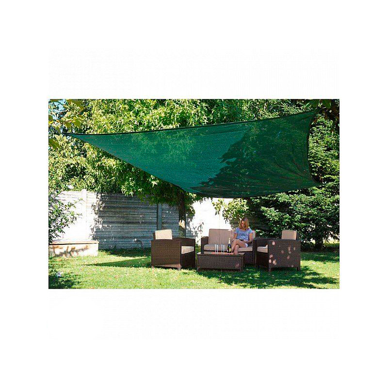 foto del prodotto kit telo ombreggiante quadro 3,6x3,6 m 130gr