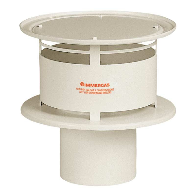 foto del prodotto kit terminale antivento 80 per super caesar 14 e 17 erp 3.011488 immergas