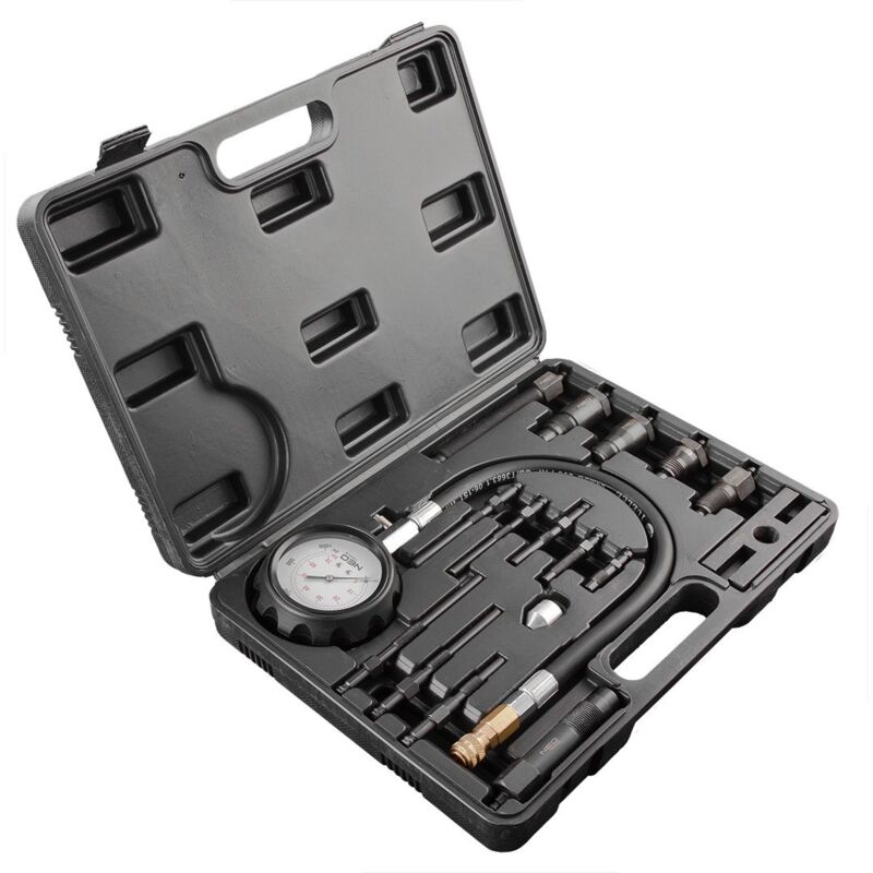 foto del prodotto kit test di compressione motore diesel tester auto moto 11 262 neo tools