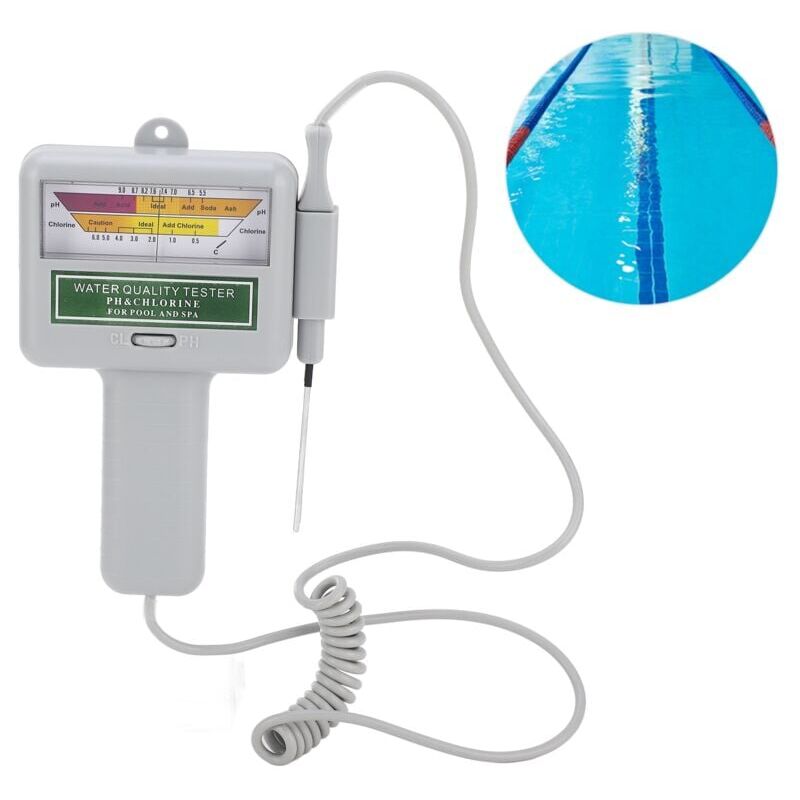 foto del prodotto kit tester per misuratore di ph e cloro dell acqua, monitor portatile digitale per l analisi della qualit dell acqua, test per analizzatore