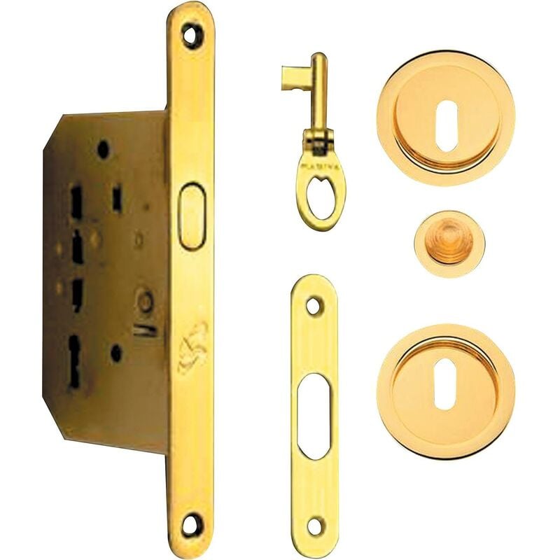 foto del prodotto kit tondo zama porte scorr. chiave oro