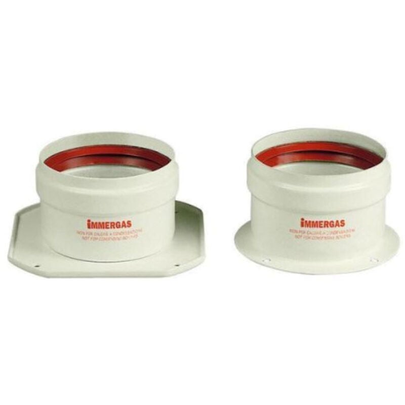 foto del prodotto kit tronchetto flangiato sdoppiato 80 codice prod 3.011570 immergas