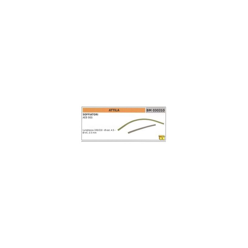 foto del prodotto kit tubi benzina attila aeb 900 soffiatore lunghezza 100 210 mm esterno 4,5mm