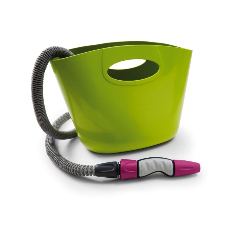 foto del prodotto kit tubo auto estensibile g.f. aquapop verde 15 m