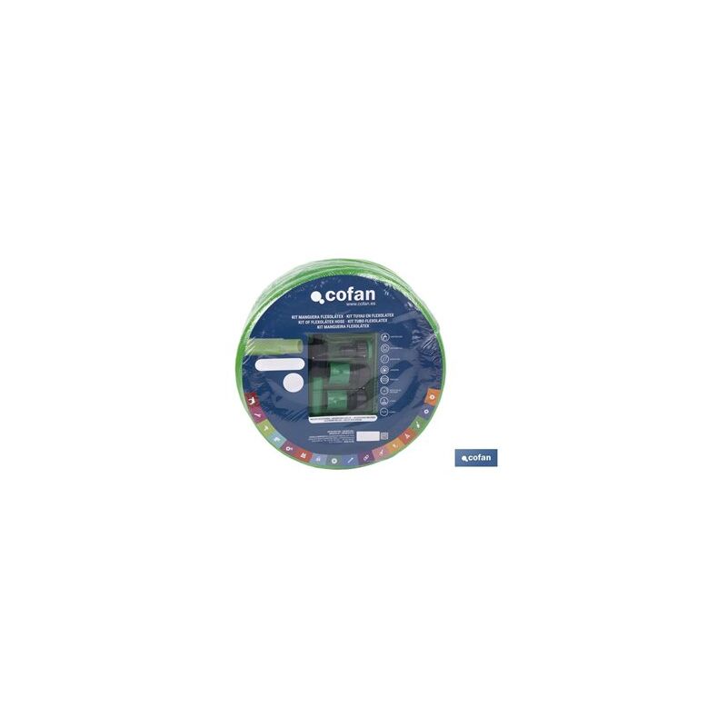 immagine 0 del prodotto kit tubo flessibile flexolatex traslante. 19 mm 3 4 10 m con accessori