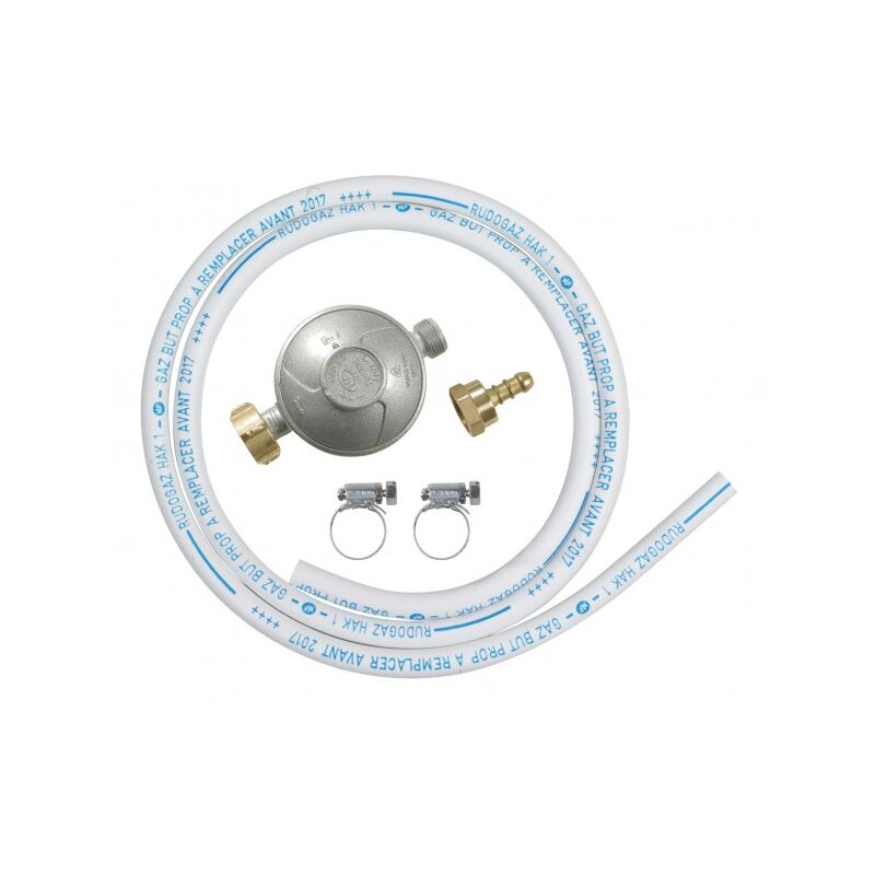 foto del prodotto kit tubo morbido butano con 1 supporto, 1 tettarella e 1 tubo morbido 1m50 dg170tc75 b ribitech