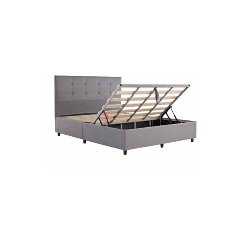 foto del prodotto kit una piazza e mezza cm. 120x200 con vano contenitore tessuto
