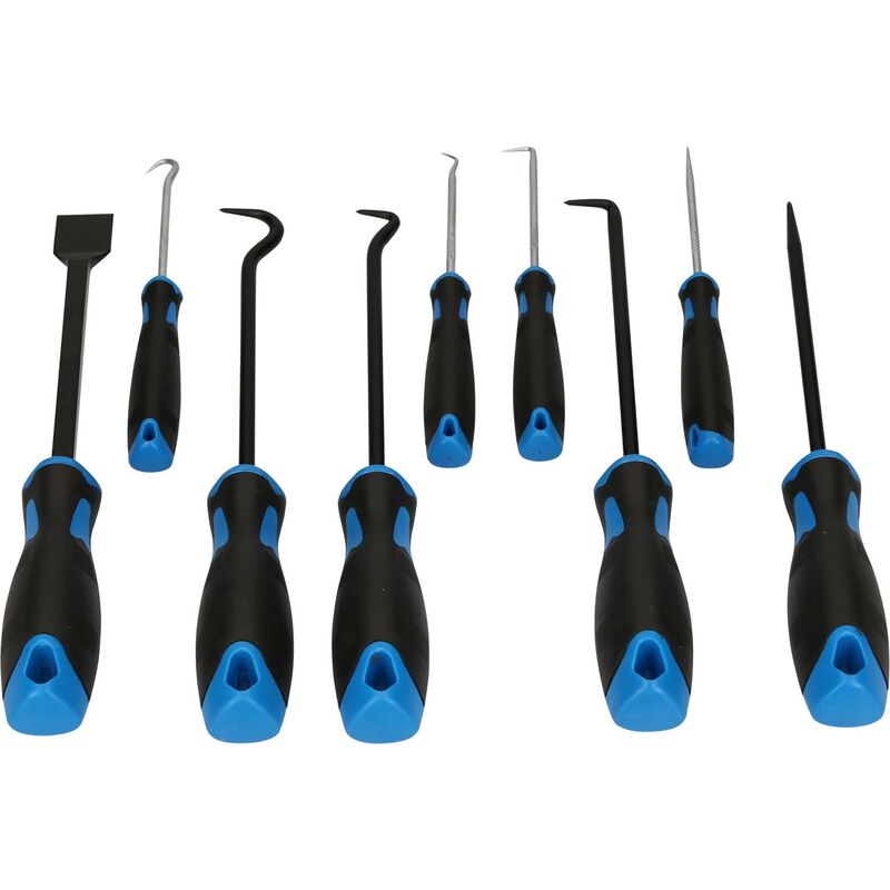 foto del prodotto kit utensile gancio raschietto, 9 pz