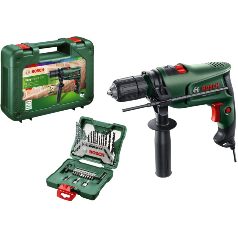 foto del prodotto kit valigetta trapano elettrico bosch easyimpact 630 e x33 630 w