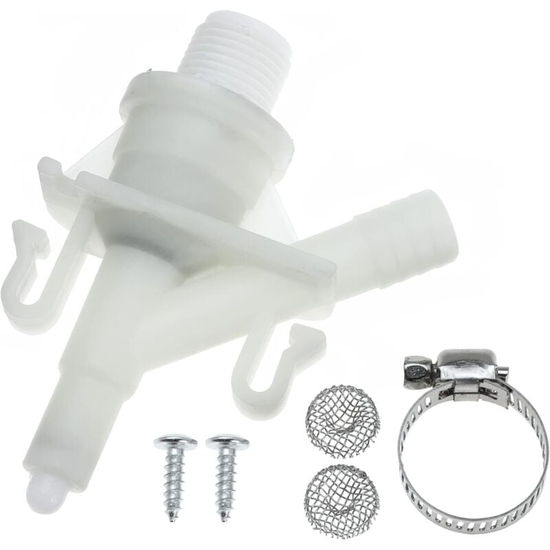 foto del prodotto kit valvola acqua wc per dometic 300 301 310 311 320 321 pedale per camper, barca e camper