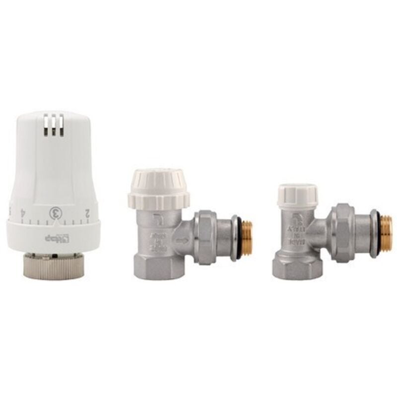 foto del prodotto kit valvole termostatiche ad angolo femmina 3 8