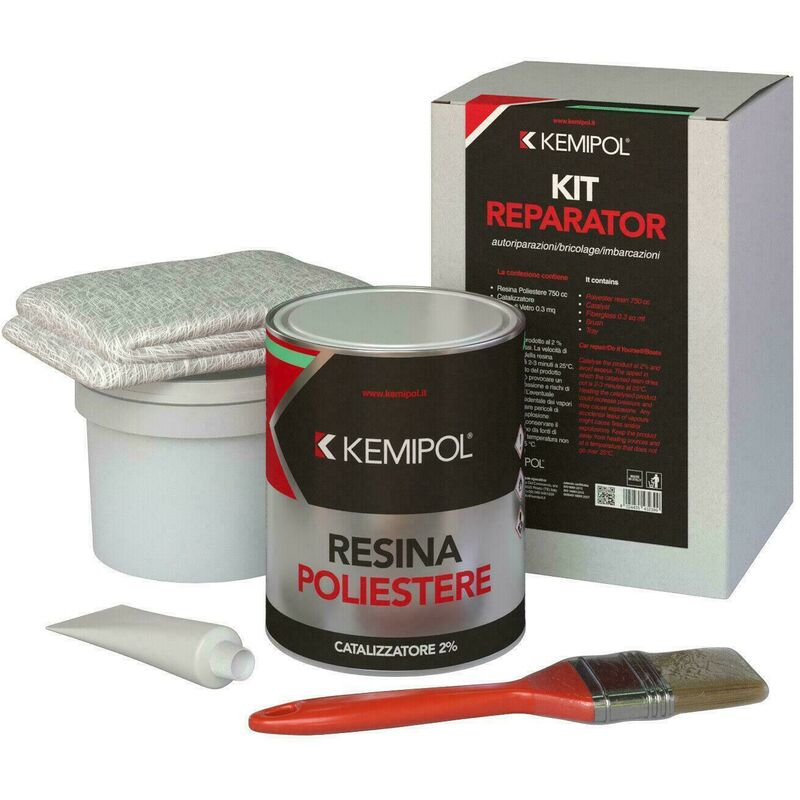 foto del prodotto kit vetroresina completo lt.0750 kemipol