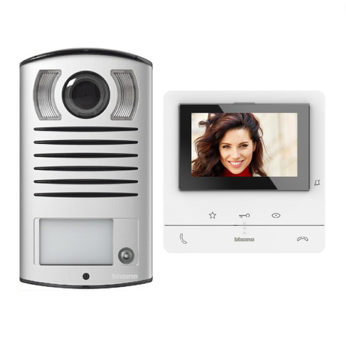 foto del prodotto kit video vivavoce monofamiliare linea 2000 classe 100v12b tecnologia 2 fili