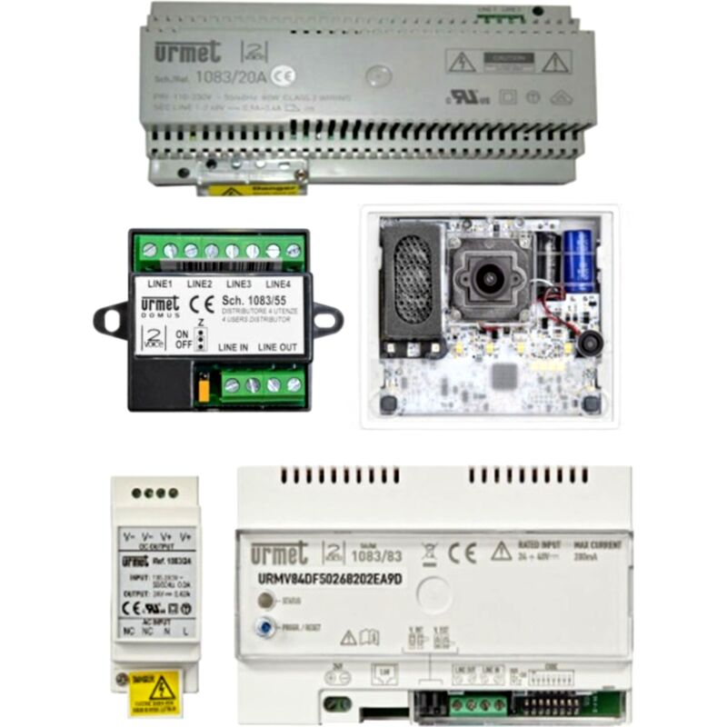 foto del prodotto kit videocitofono sinthesi 2voice con call me incluso urmet 1783 824