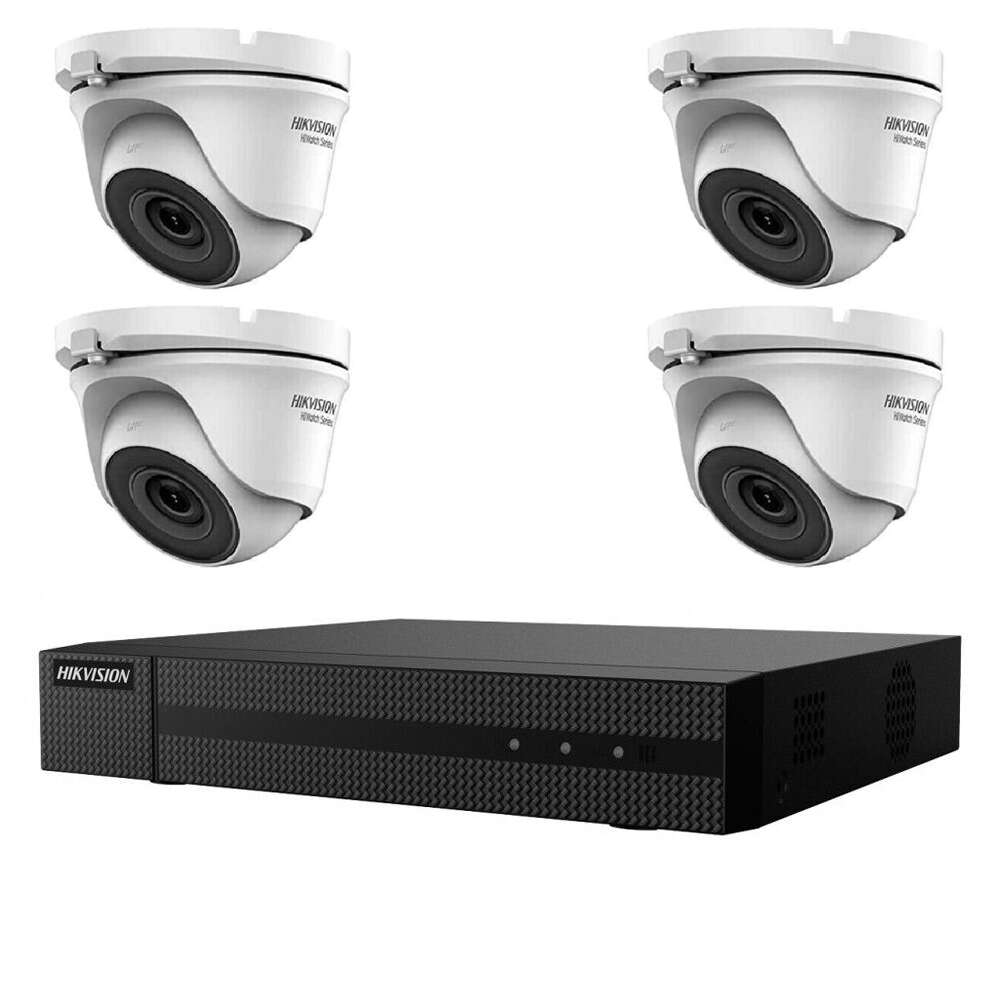 foto del prodotto kit videosorveglianza hikvision ip poe 2 mpx 4 telecamere