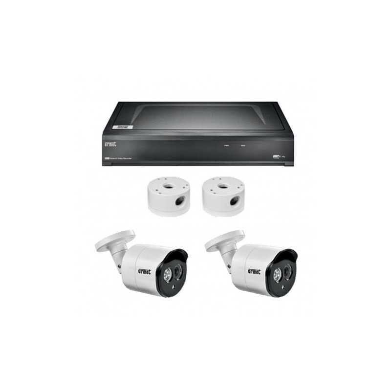 foto del prodotto kit videosorveglianza ip 5m con nvr 8ch 4k poe ( urmet cod. 1098/858 )