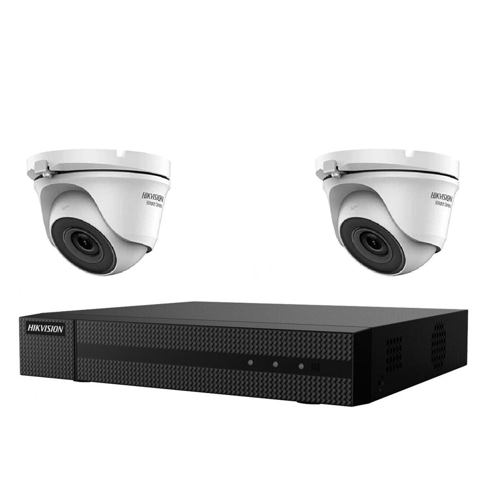 foto del prodotto kit videosorveglianza ip poe 2 telecamere hikvision 4 mpx 4k
