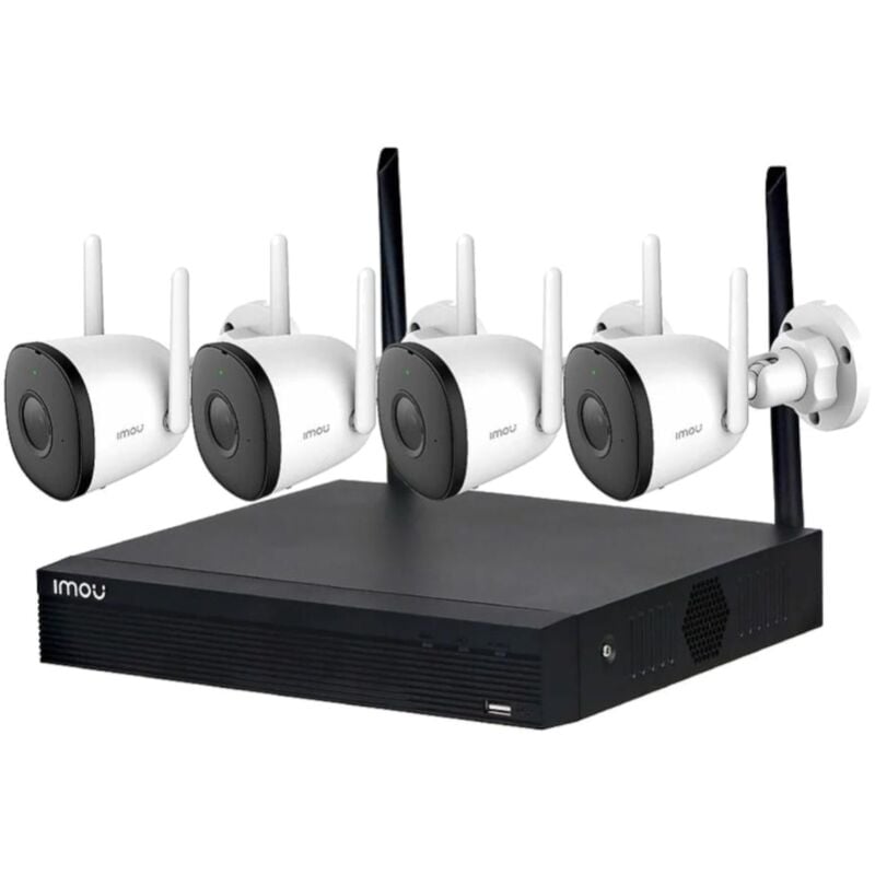 foto del prodotto kit videosorveglianza wi fi nvr 4 telecamere nvr1104hs w s2 ce 1t 4 f22p imou